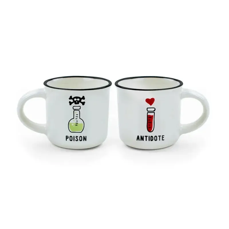 2 Tasses à Café - Poison & Antidote