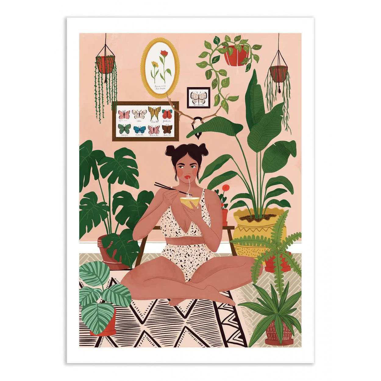 Art-Poster - Plant home Version 2 - Maja Tomljanovic