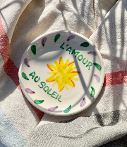 Assiette I Petit modèle I Soleil