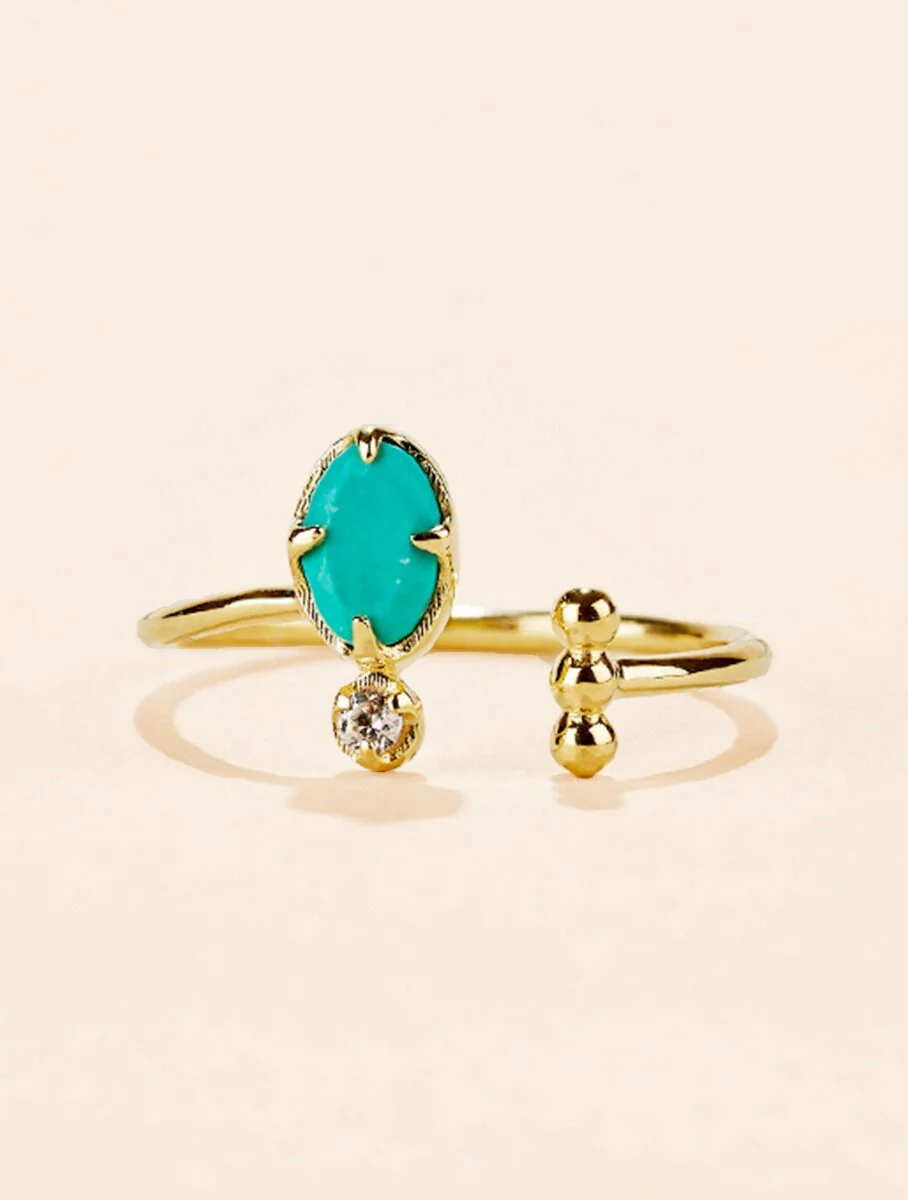 BAGUE MANI - TURQUOISE