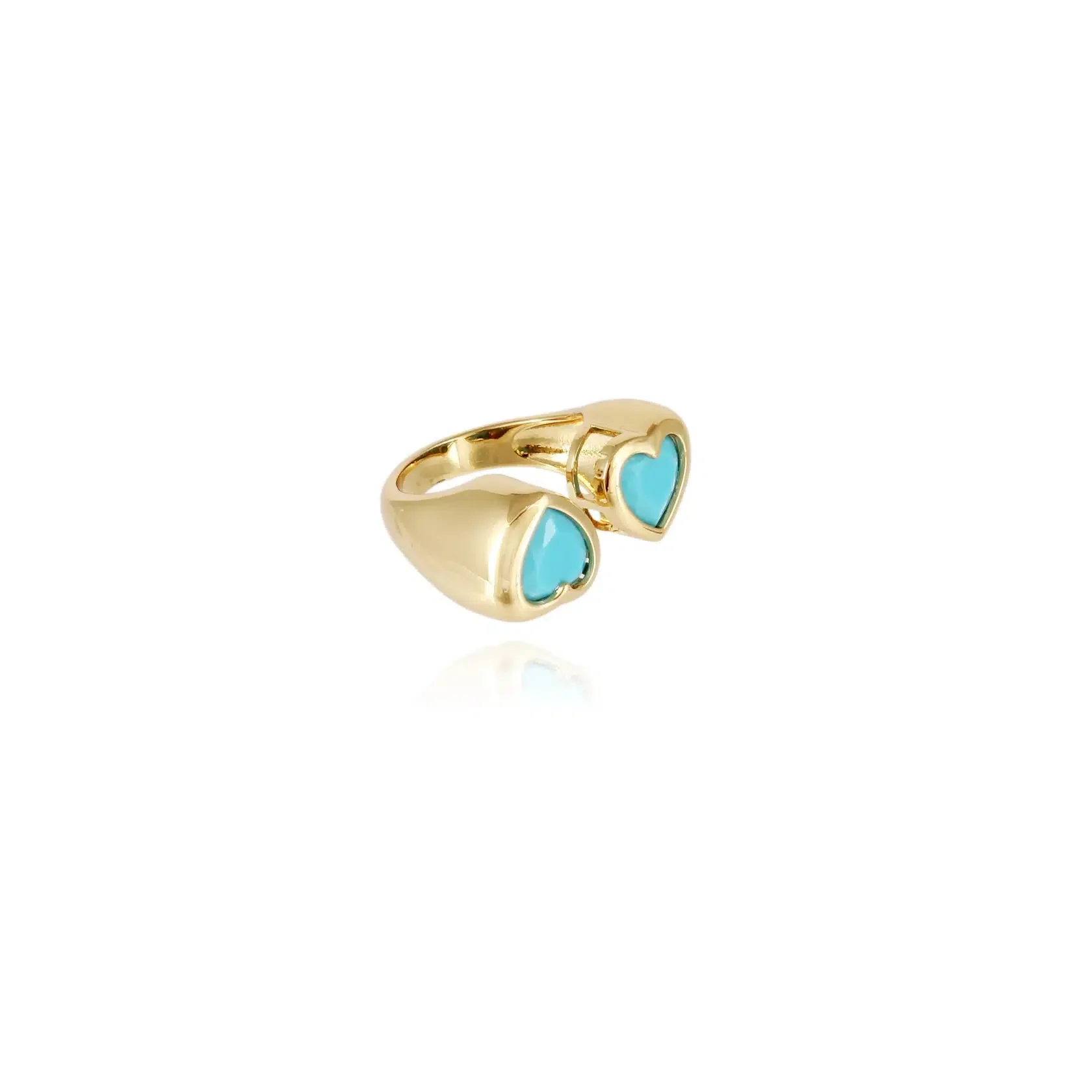 BAGUE TOI ET MOI TURQUOISE