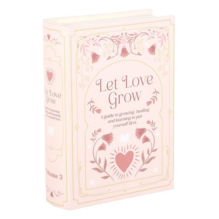 Boîte de rangement en forme de livre rose - Image 2
