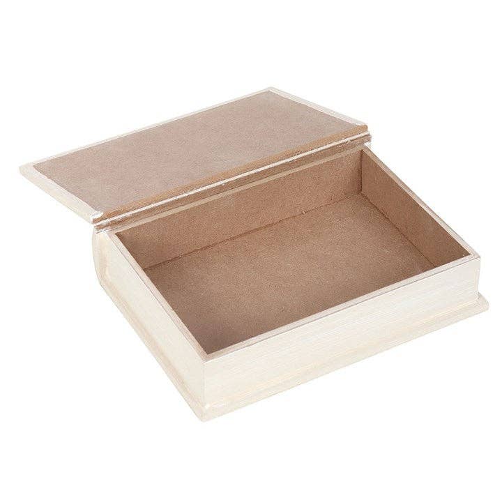 Boîte de rangement en forme de livre rose - Image 4