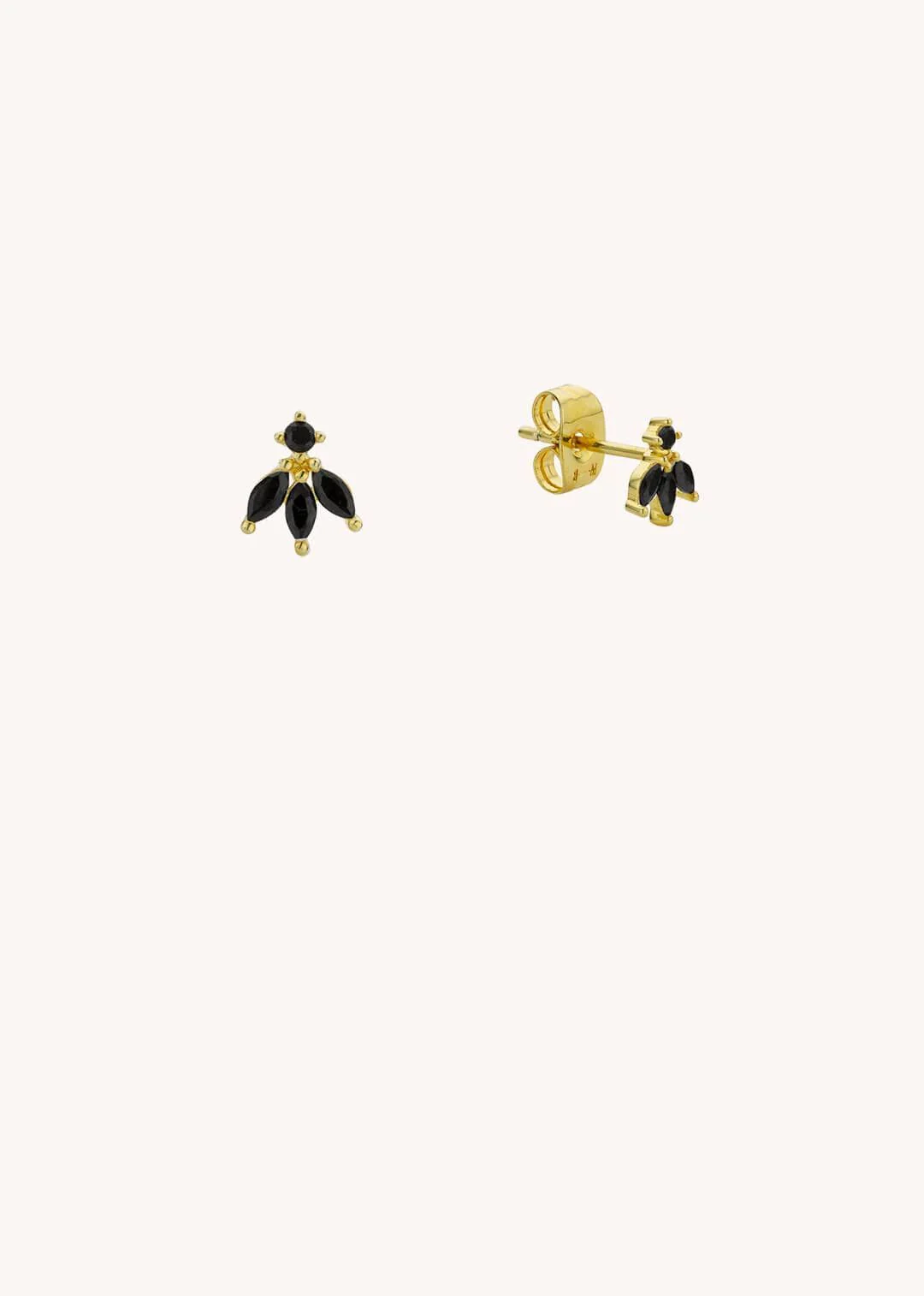 BOUCLES D'OREILLES - BLACK MAGNOLIA
