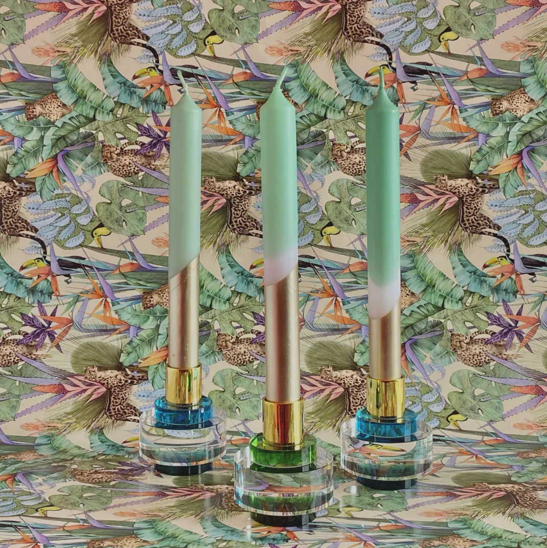 Bougie - Dip Dye Automne * Sons de la nature