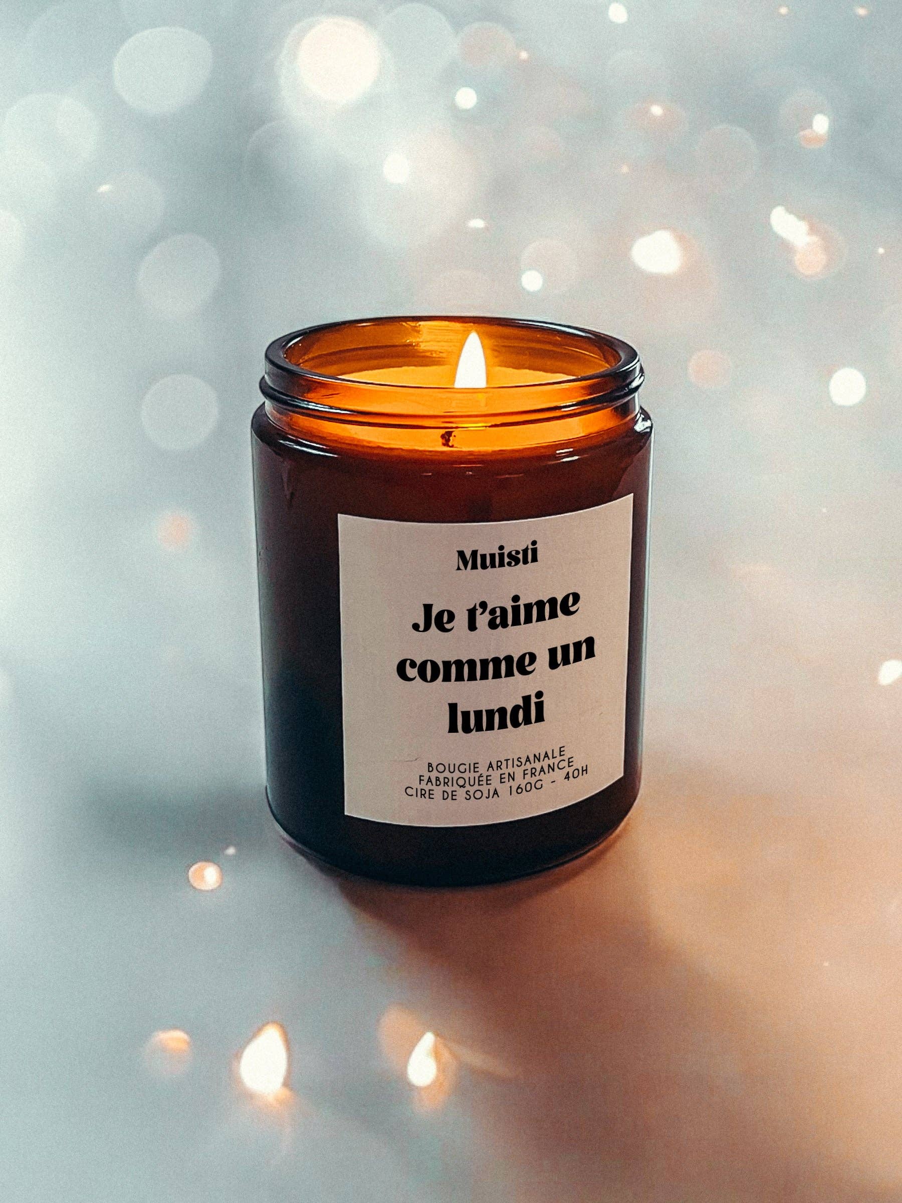 Bougie - Je t'aime comme un lundi: Madeleine