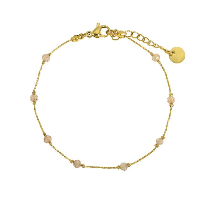 Bracelet acier Bibi I Beige