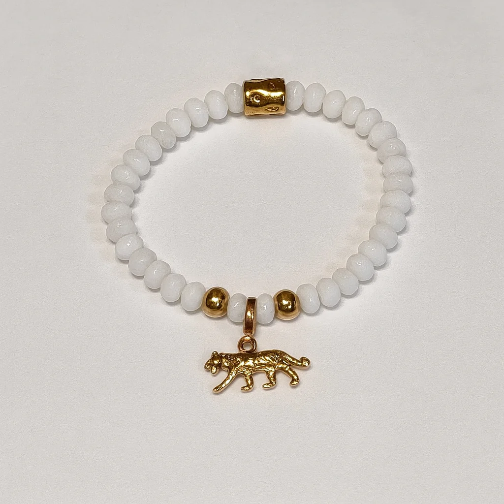 Bracelet Élastique en Nacre