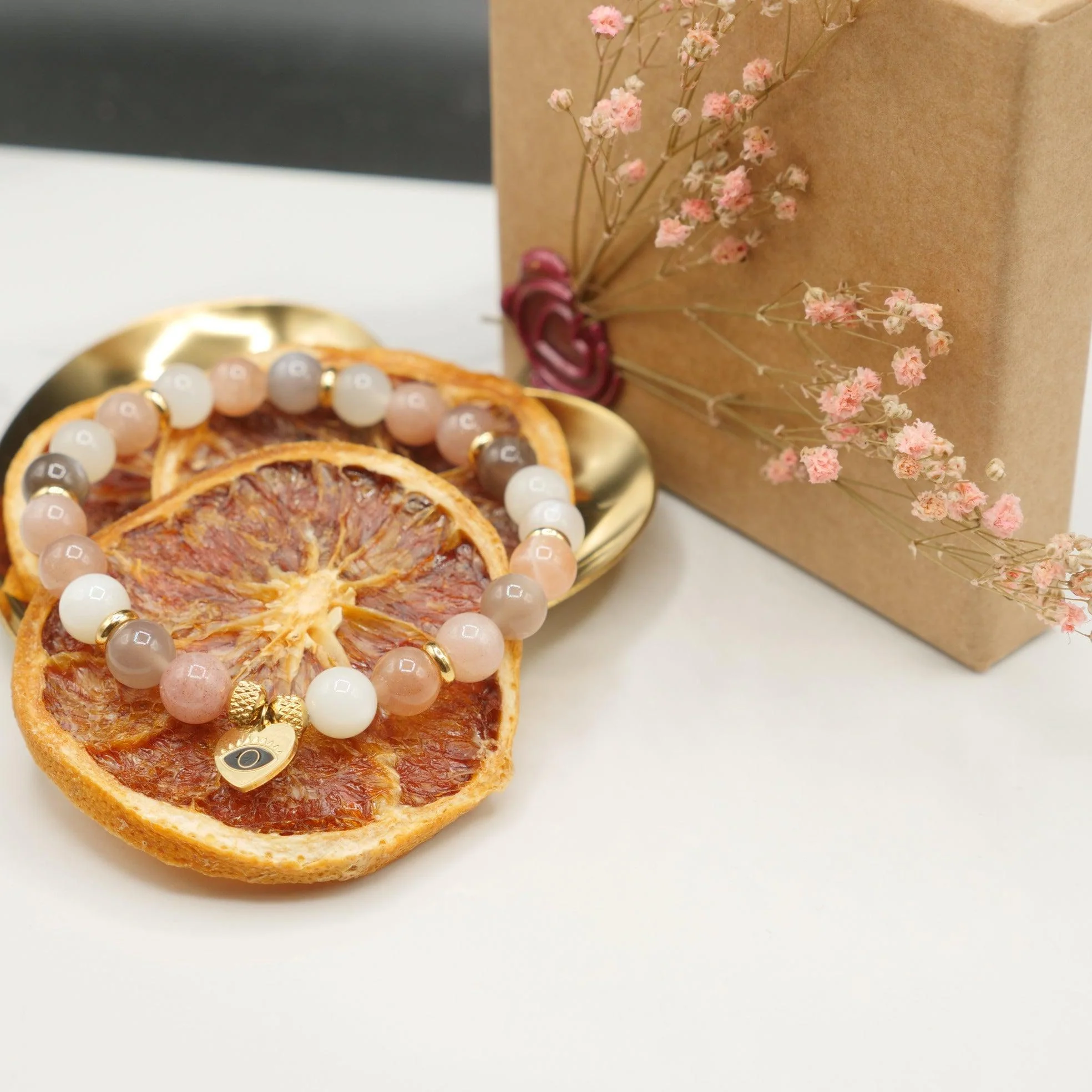 Bracelet en Pierre - Pierre de lune (multi)