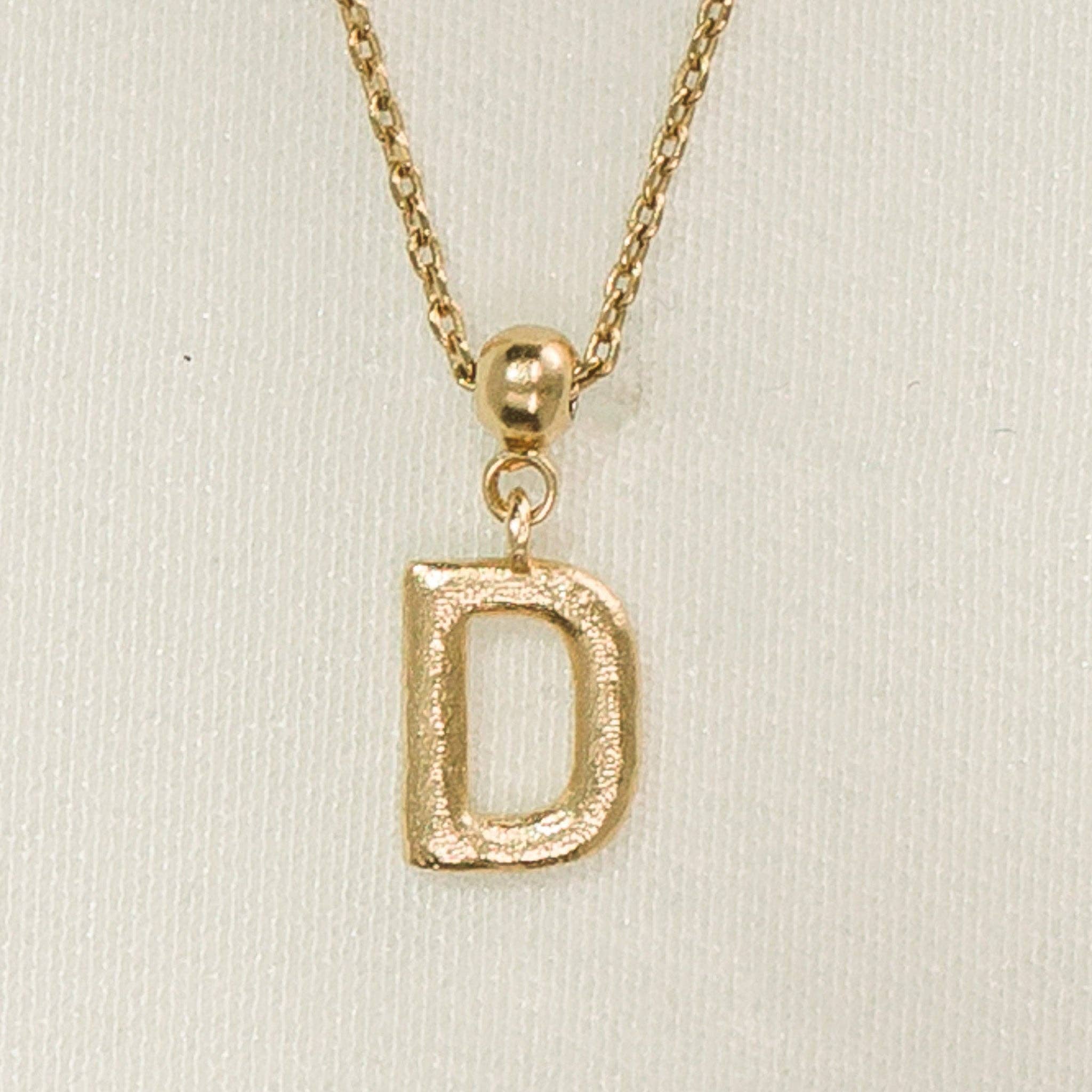 Breloque en forme de lettre | Bijoux en or, cadeau imperméable: E / Breloque seulement - Image 12