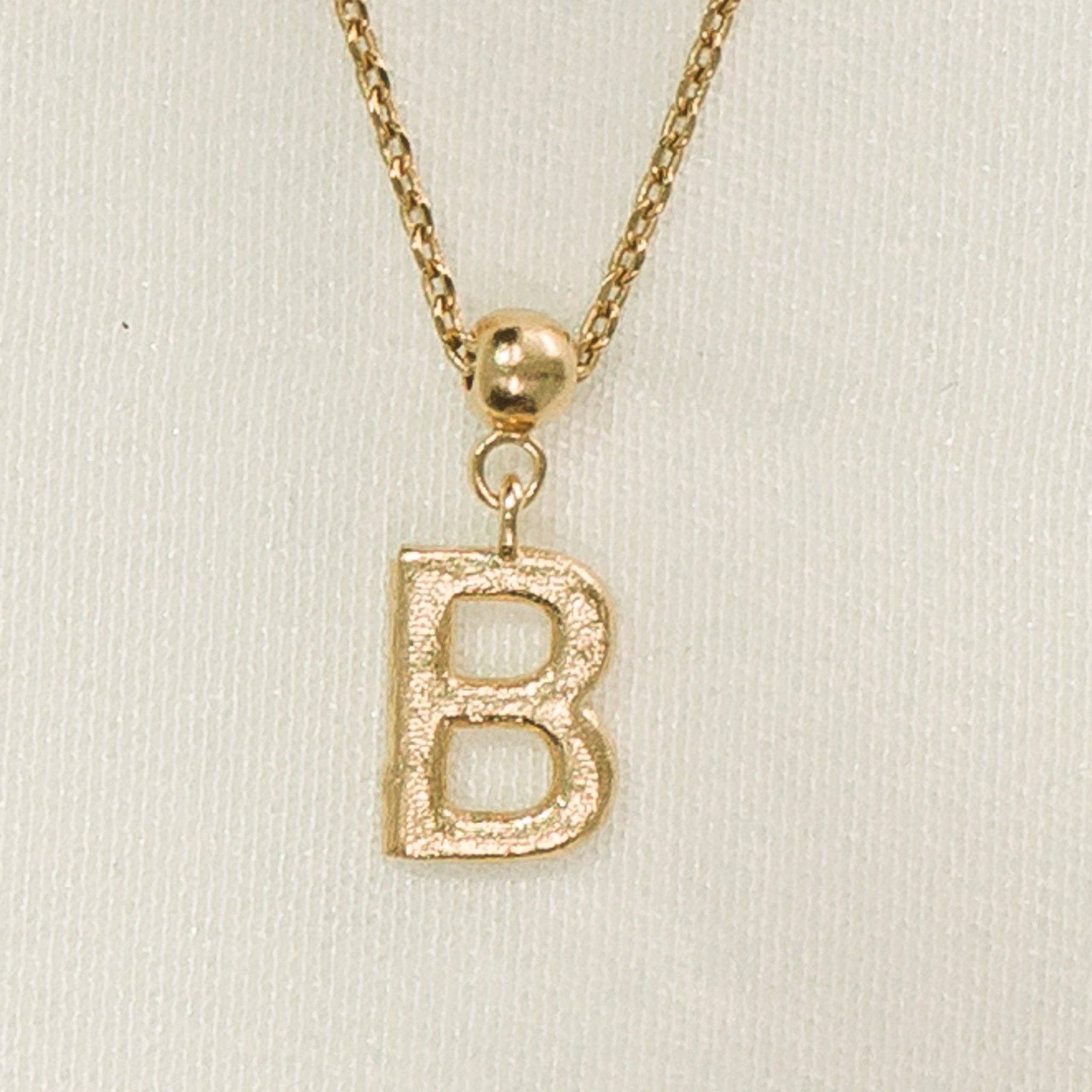 Breloque en forme de lettre | Bijoux en or, cadeau imperméable: JE / Breloque seulement - Image 10