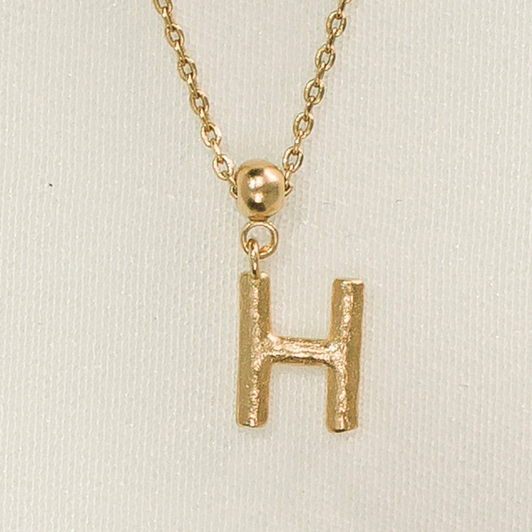 Breloque en forme de lettre | Bijoux en or, cadeau imperméable: JE / Breloque seulement - Image 16