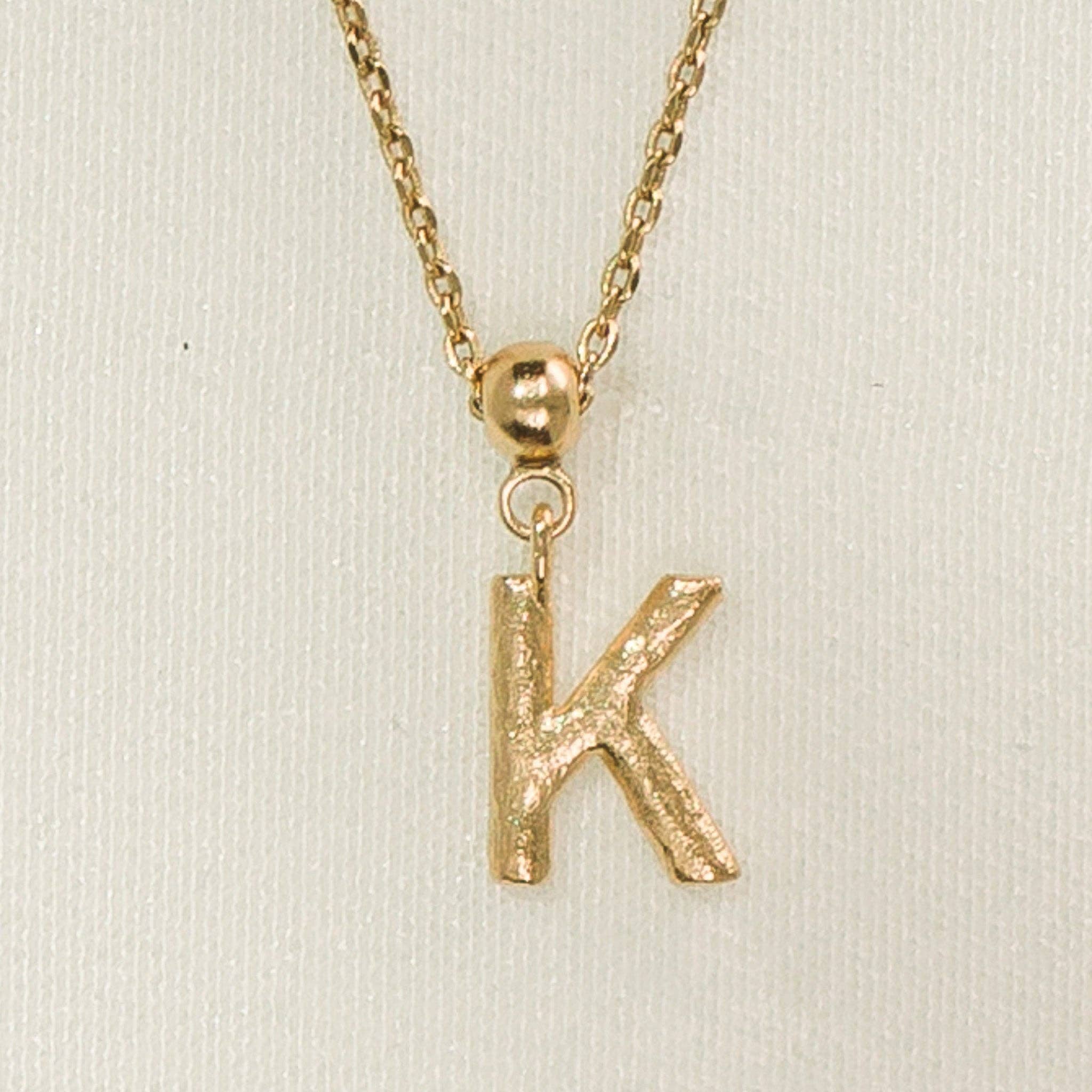 Breloque en forme de lettre | Bijoux en or, cadeau imperméable: JE / Breloque seulement - Image 18
