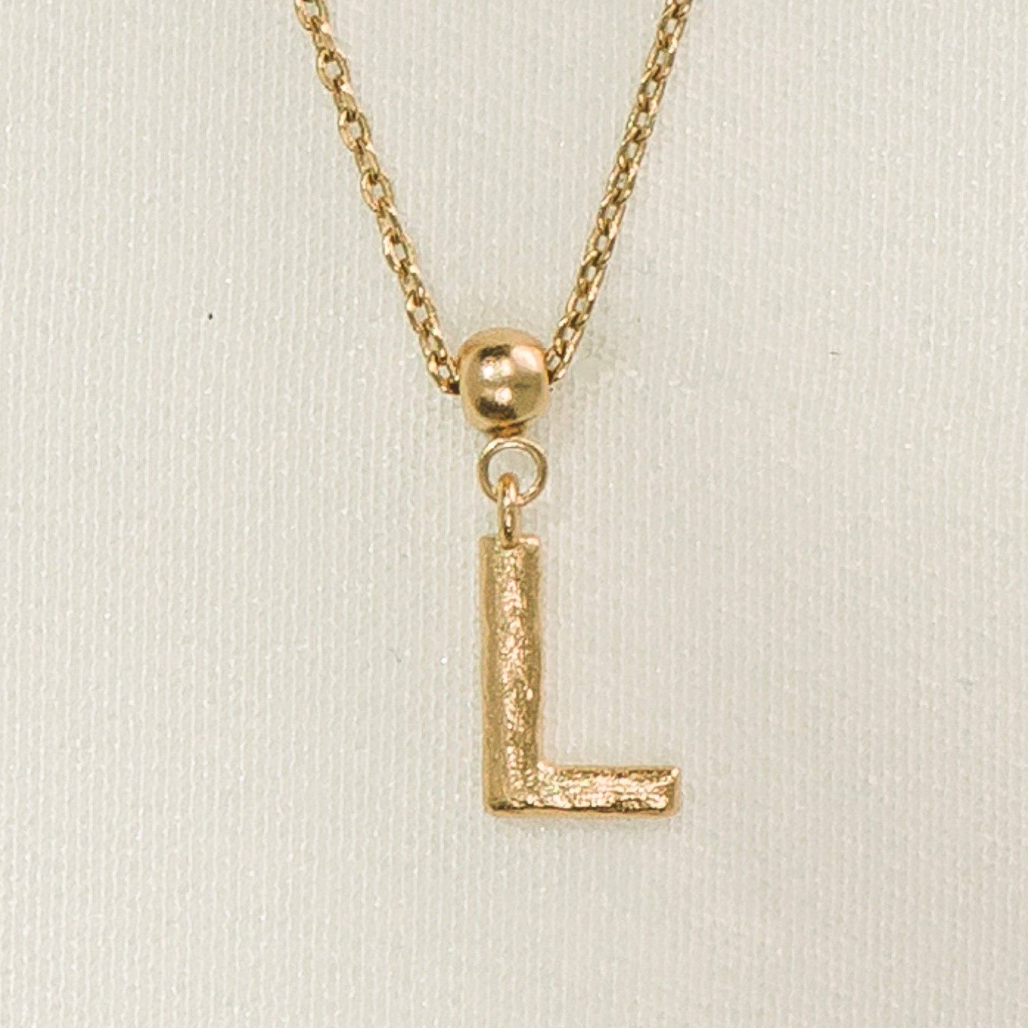 Breloque en forme de lettre | Bijoux en or, cadeau imperméable: JE / Breloque seulement - Image 19