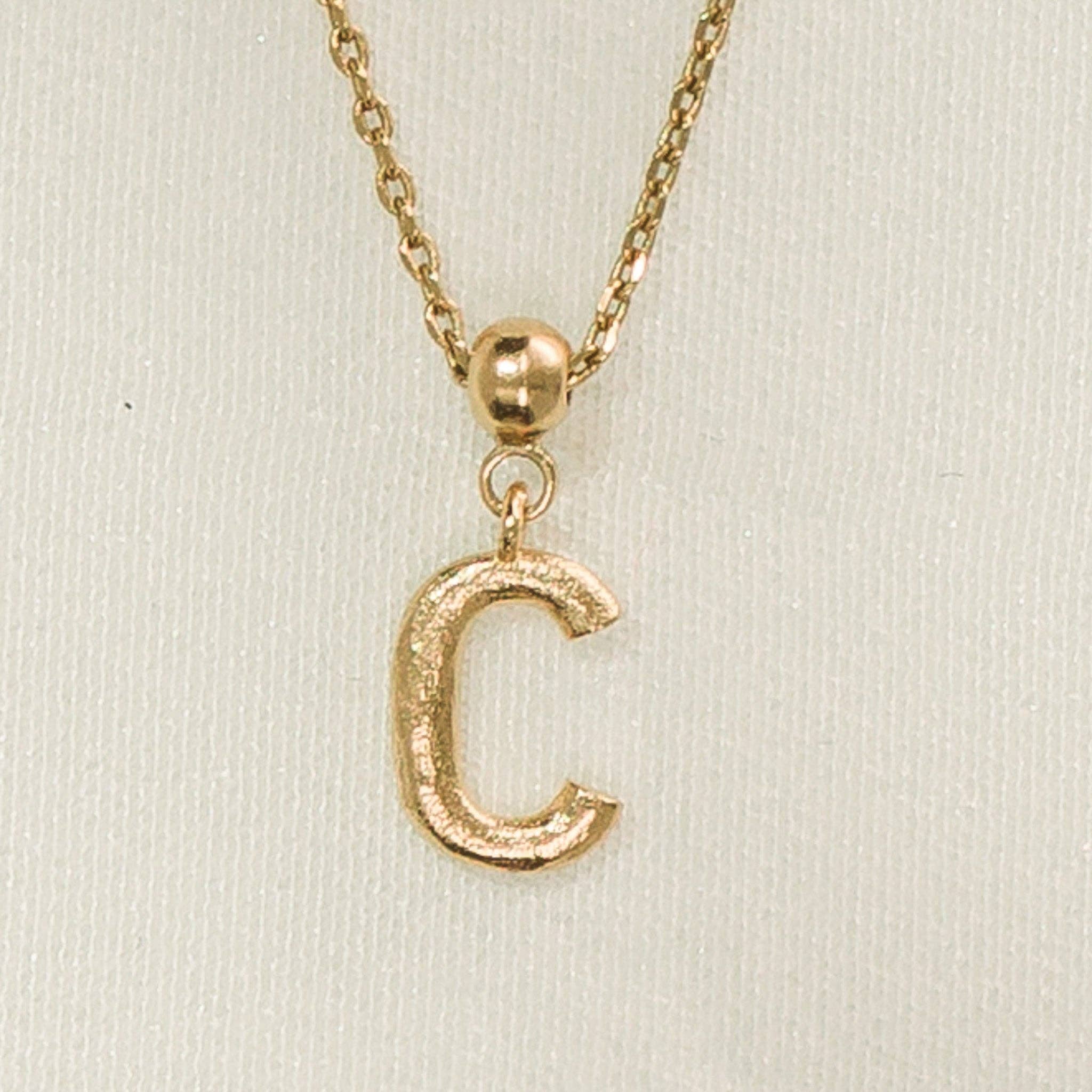 Breloque en forme de lettre | Bijoux en or, cadeau imperméable: M / Breloque seulement - Image 11