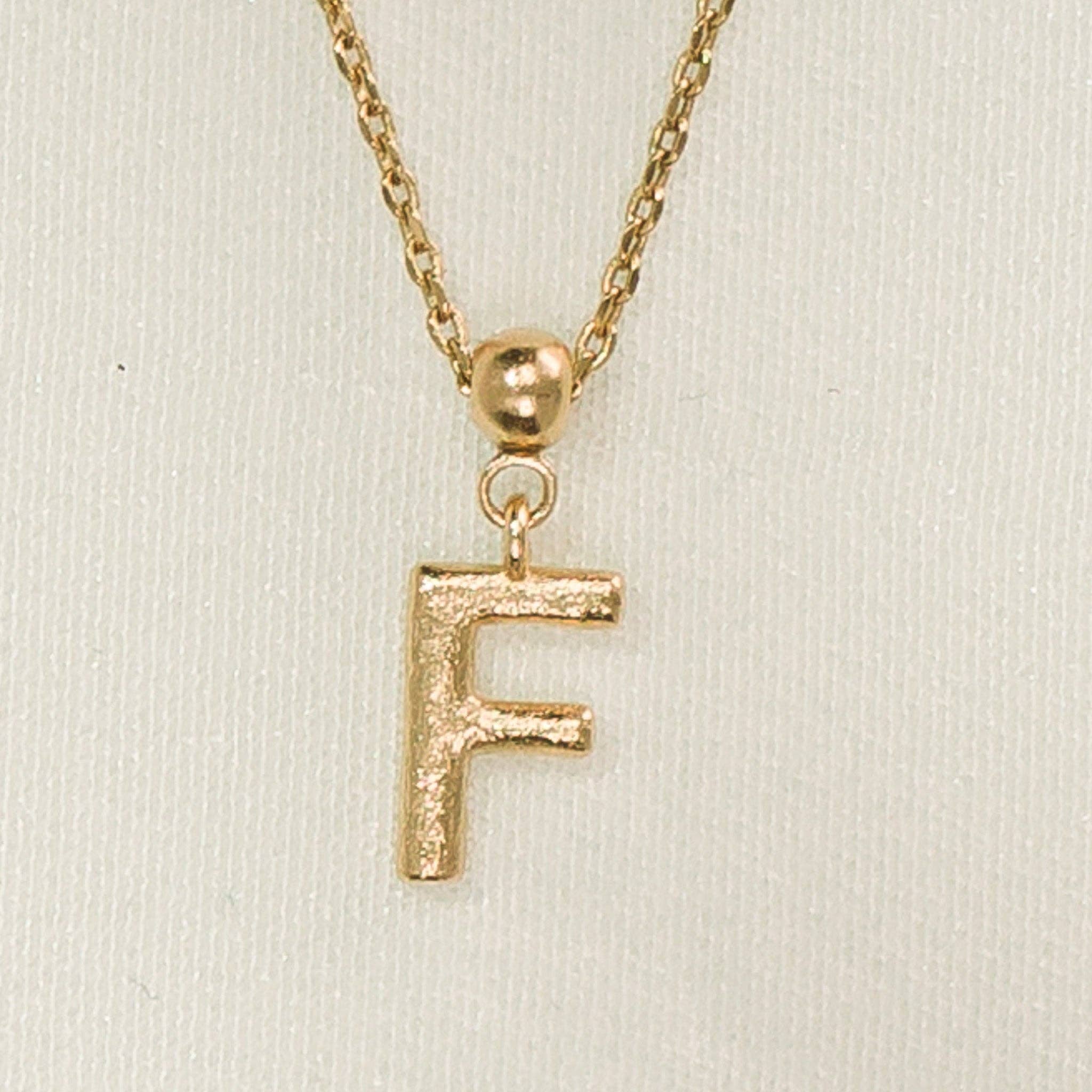 Breloque en forme de lettre | Bijoux en or, cadeau imperméable: P / Breloque seulement - Image 14