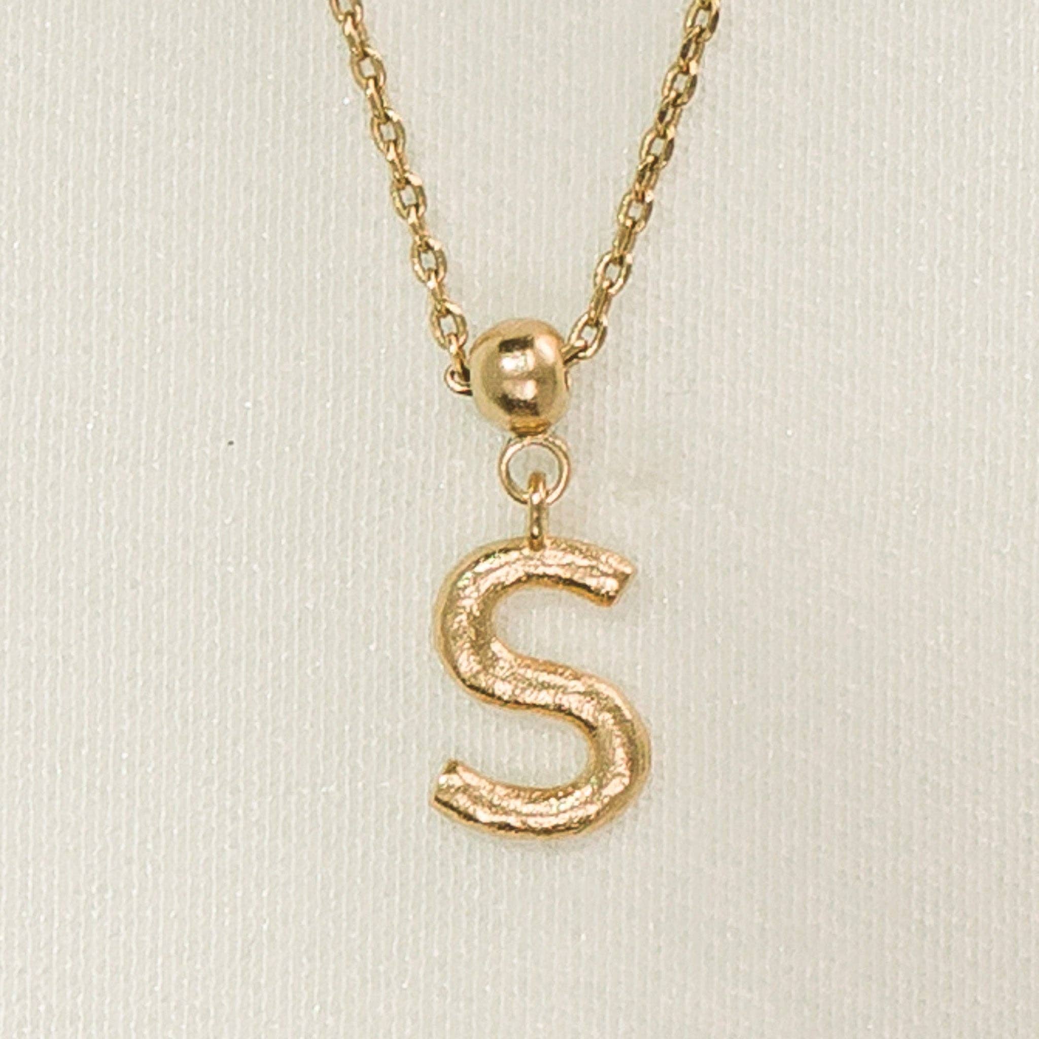 Breloque en forme de lettre | Bijoux en or, cadeau imperméable: Q / Breloque seulement - Image 26