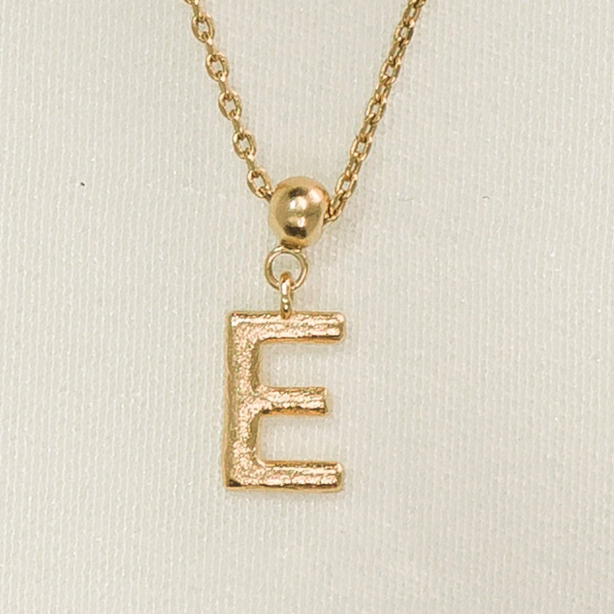 Breloque en forme de lettre | Bijoux en or, cadeau imperméable: T / Breloque seulement - Image 13