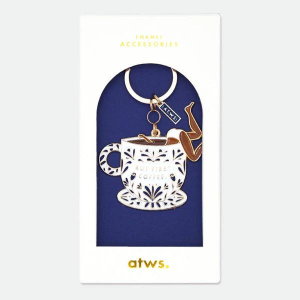 But first coffee - Keychain