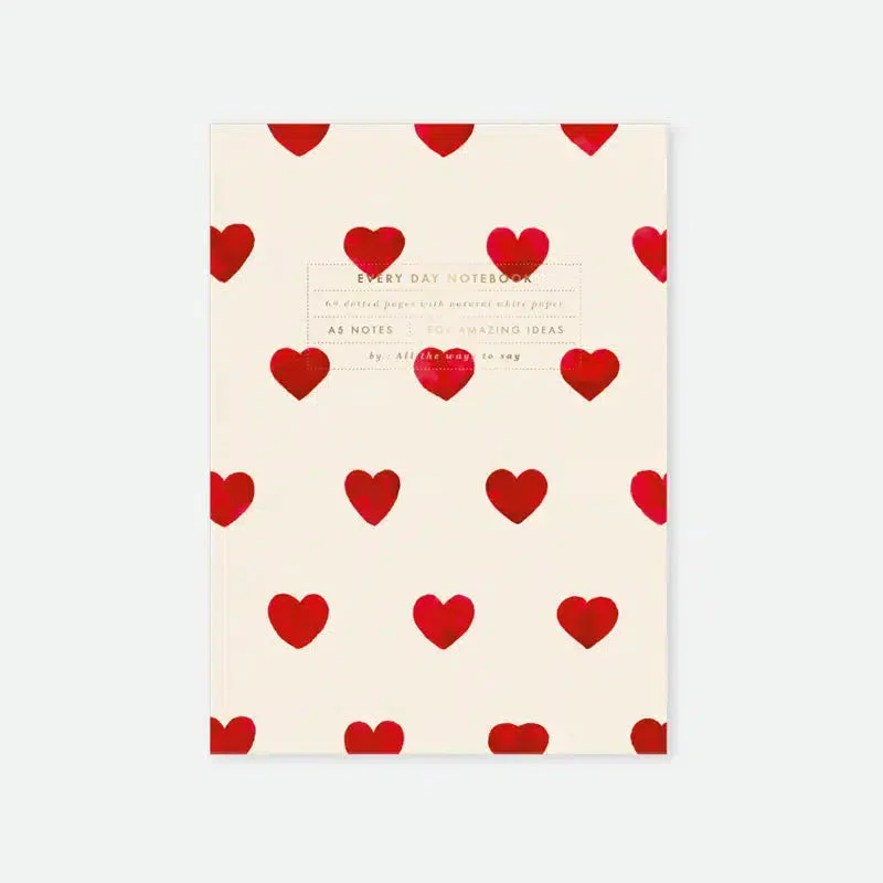 Carnet A5 I Hearts