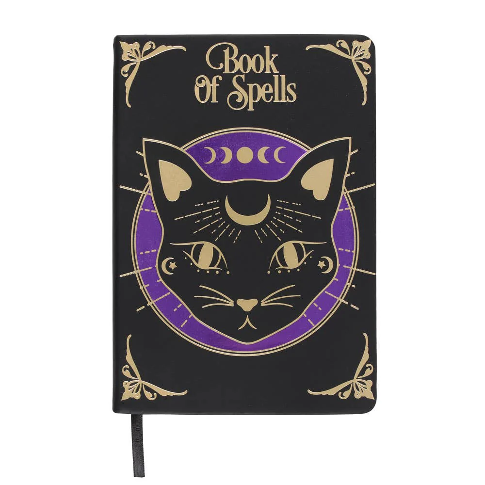 Carnet de notes Mystic Mog Black Cat au format A5 - Image 2