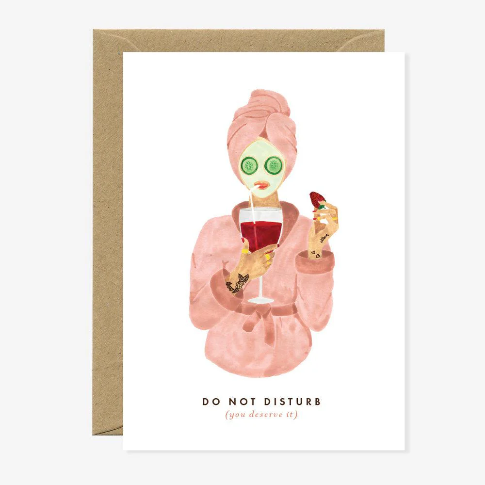CARTE ANNIVERSAIRE | DO NOT DISTURB