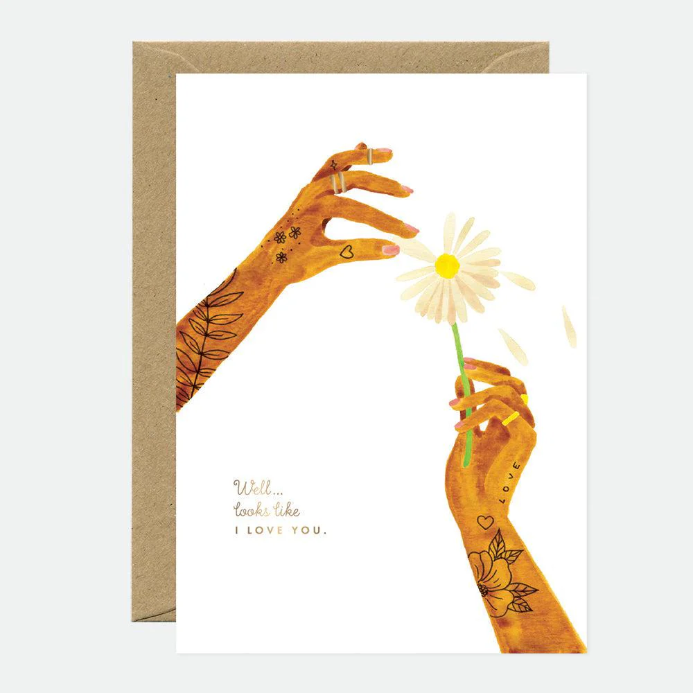 CARTE ANNIVERSAIRE | LOVE YOU DAISY