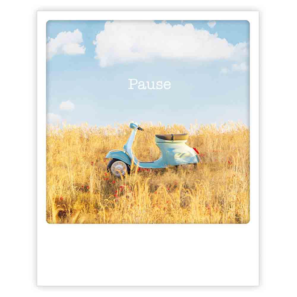Carte postale - Format Polaroide - Pause