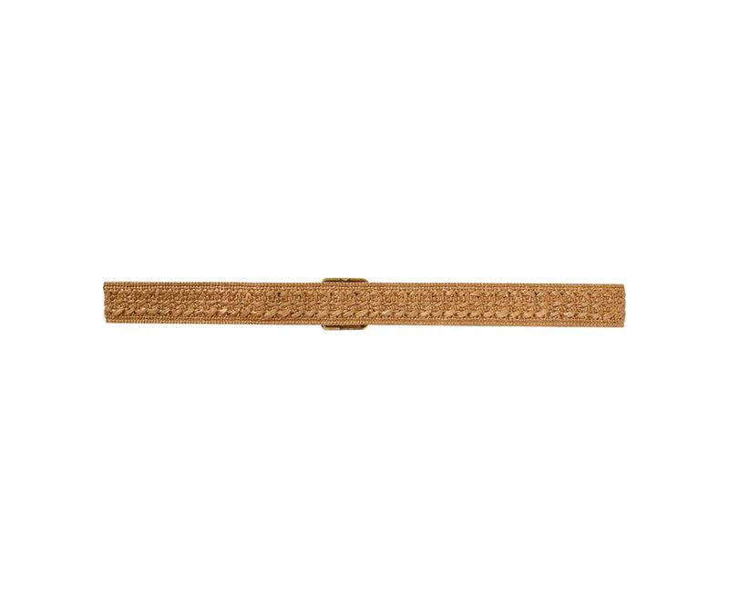 CEINTURE PASTILLE CAMEL - Image 2