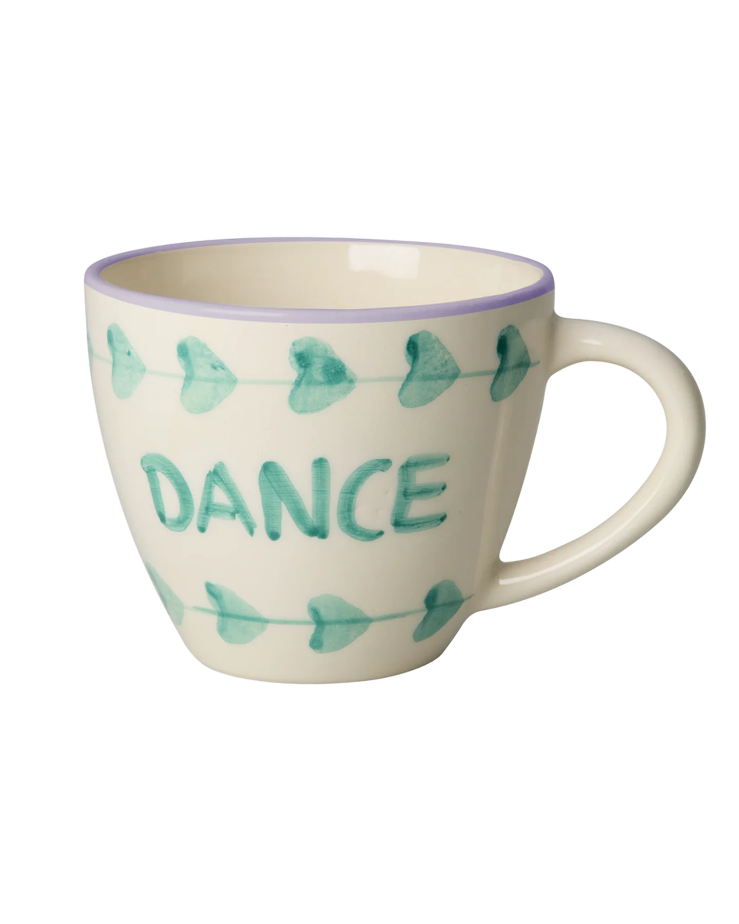 Ceramic Jumbo Cup with Hand-painted DANCE - 420 ml