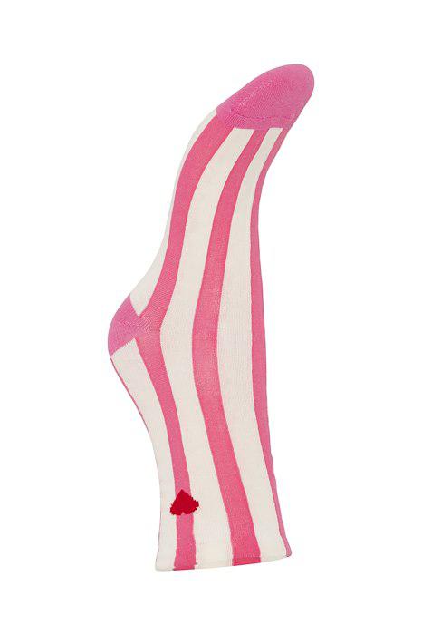 Chaussette Love I Box rayure