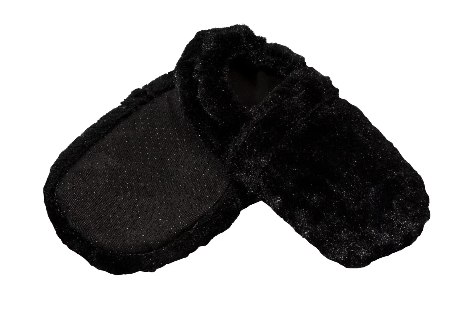 Chaussons bouillotte noir