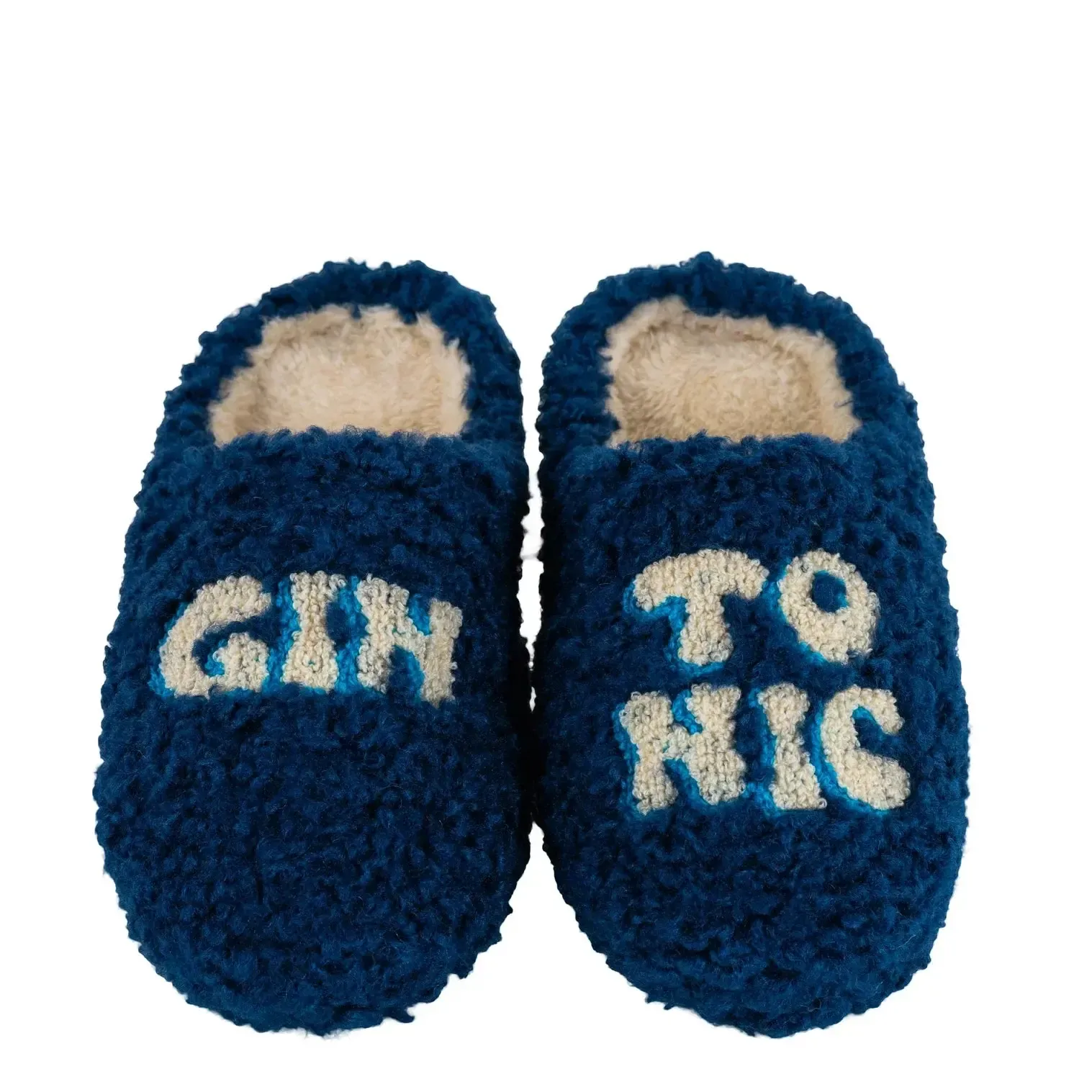 Chaussons "Gin Tonic".