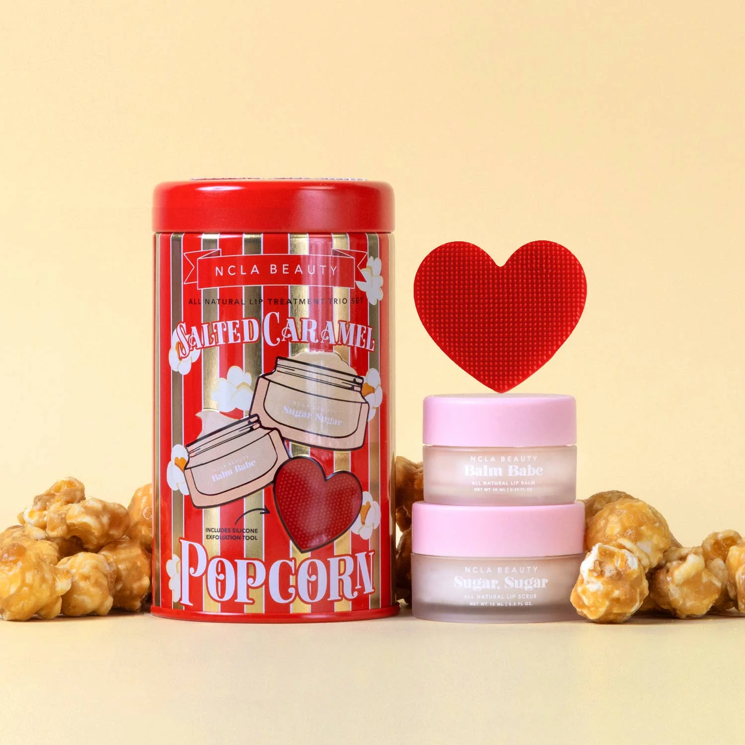 Coffret Cadeau Soin des Lèvres Caramel Salé pour les Fêtes