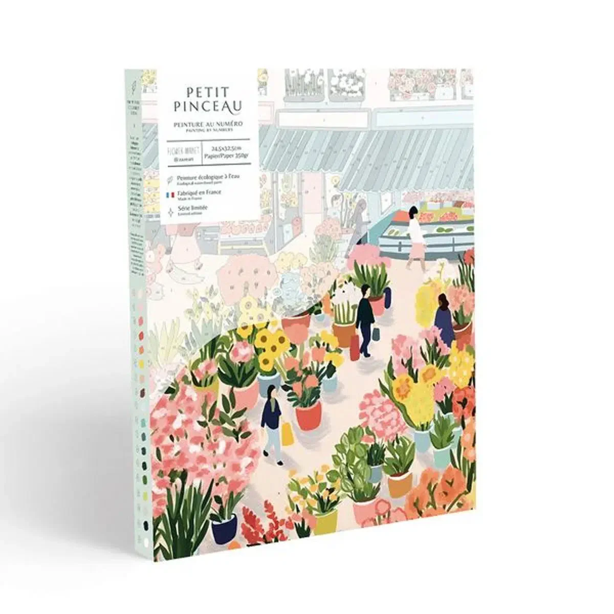 Coffret peinture au numéro - Flower Market par Zaze Art - Image 2