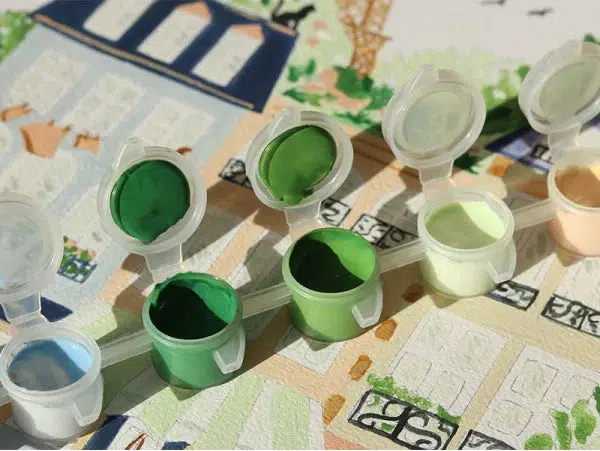 COFFRET PEINTURE AU NUMÉRO - PARIS PAR SABINA FENN - Image 2