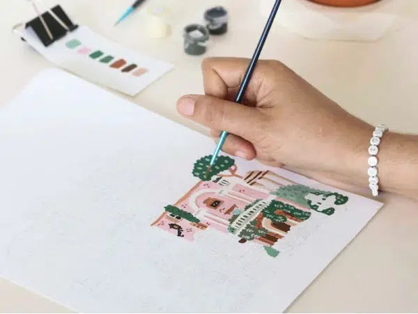 COFFRET PEINTURE AU NUMÉRO - ROME PAR HOGLET AND CO - Image 2