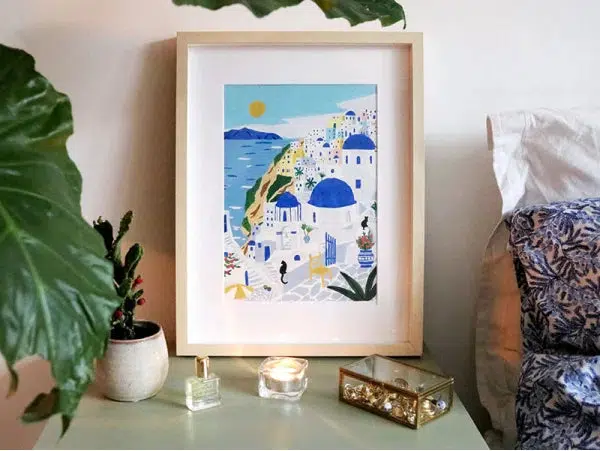 COFFRET PEINTURE AU NUMÉRO - SANTORINI PAR MAJA TOMLJANOVIC - Image 2