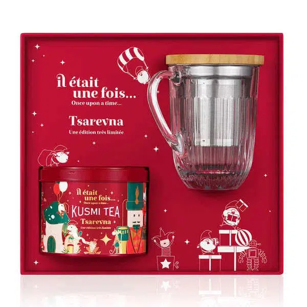Coffret Tsarevna bio - Thé noir épices, tisanière avec infuseur - Image 2