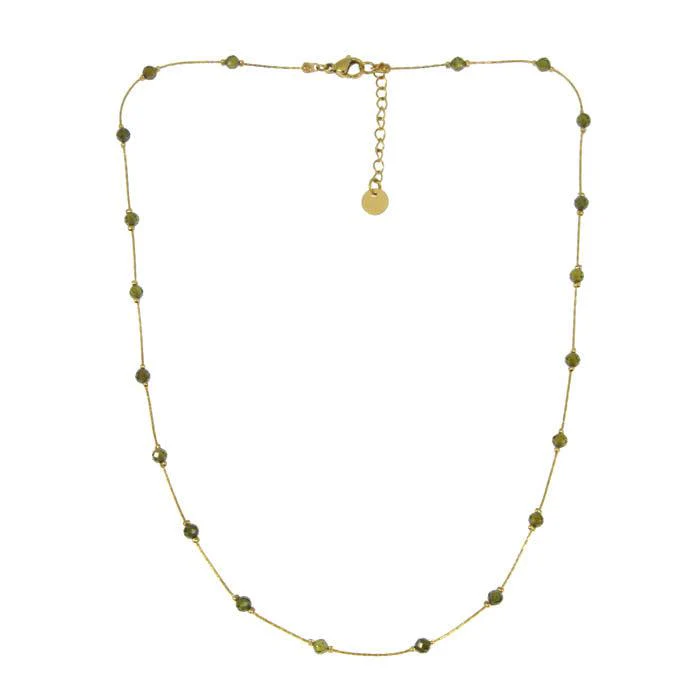 Collier acier Bibi I Olive