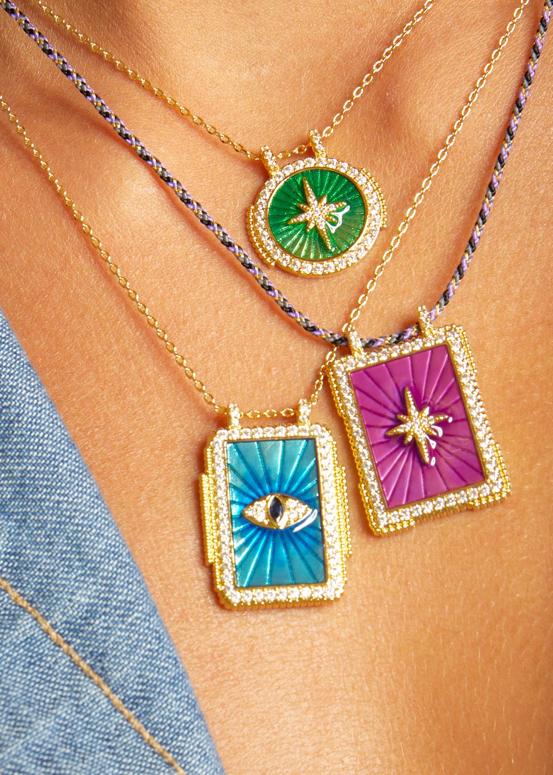 COLLIER - BLUE EYE BOHEME - Image 2