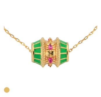 COLLIER - GREEN TALISMAN