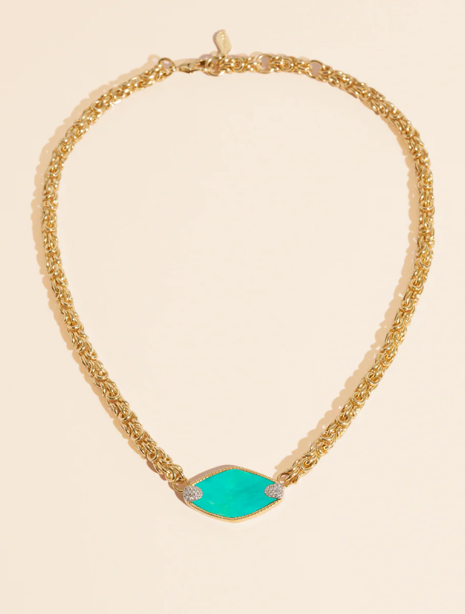 COLLIER MAYAN - TURQUOISE