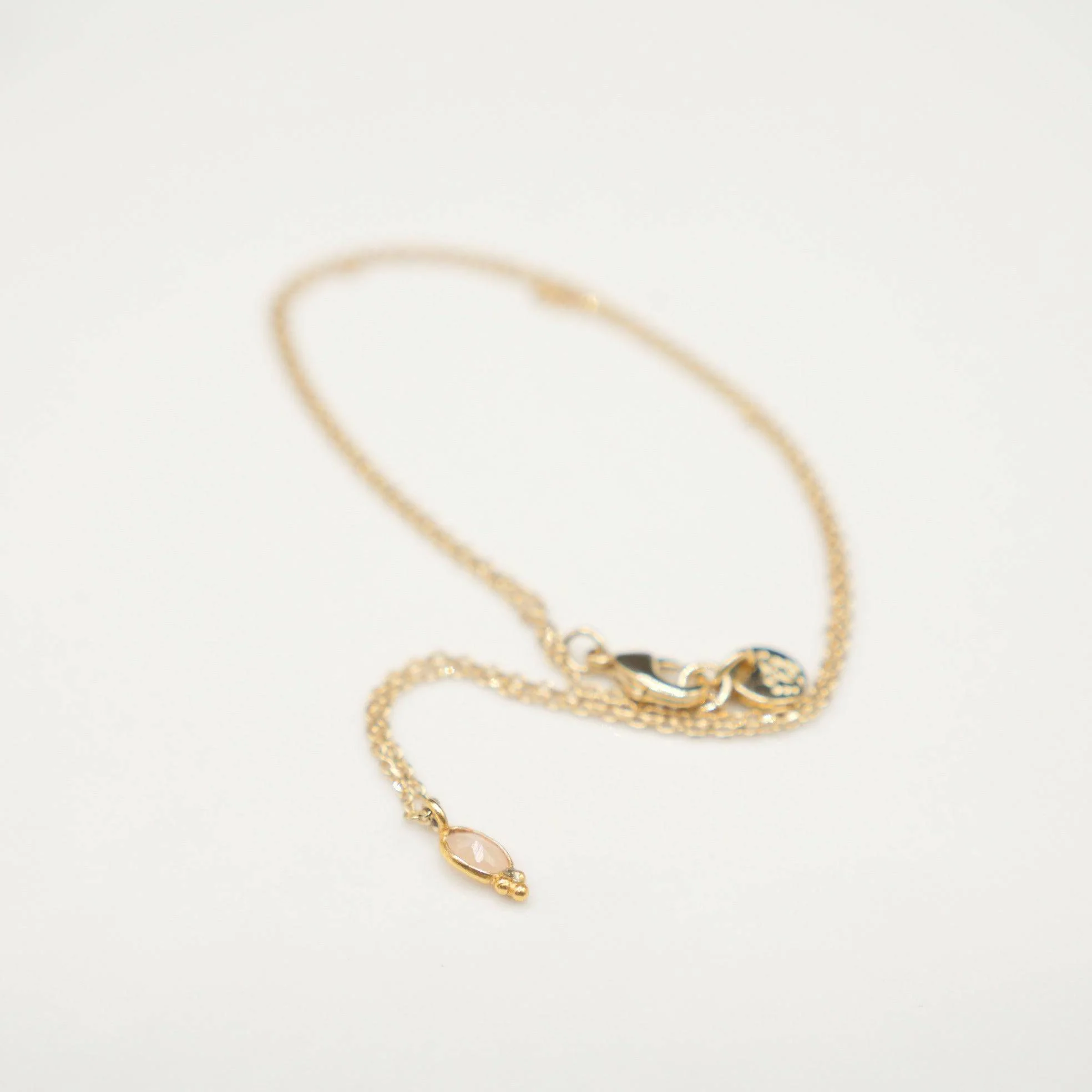 Collier Meerah - Plaqué or - Quartz rose
