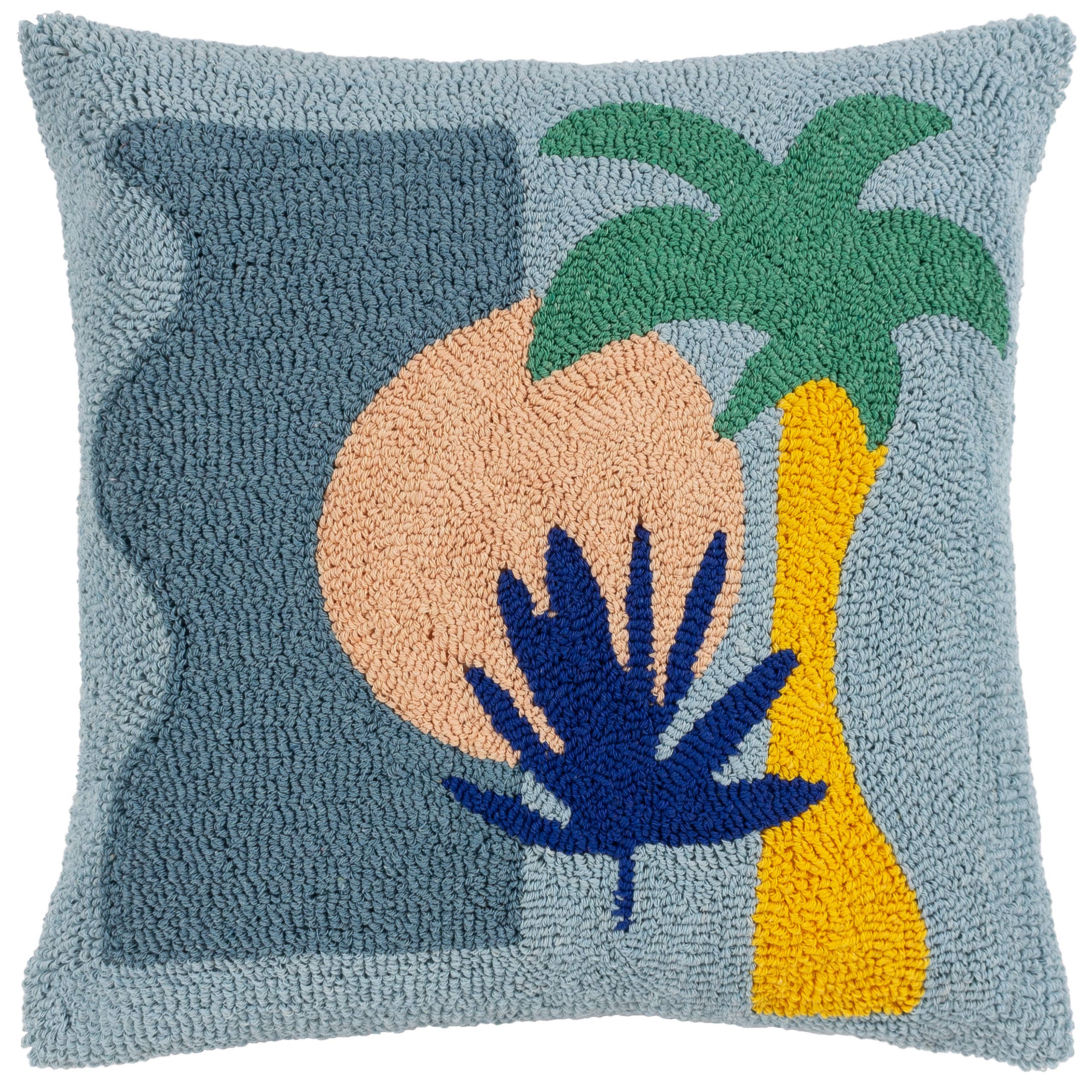 Coussin tricoté Spritz Lush Lilac: Lilas luxuriant / Garni en polyester / 45 x 45 cm - Image 2