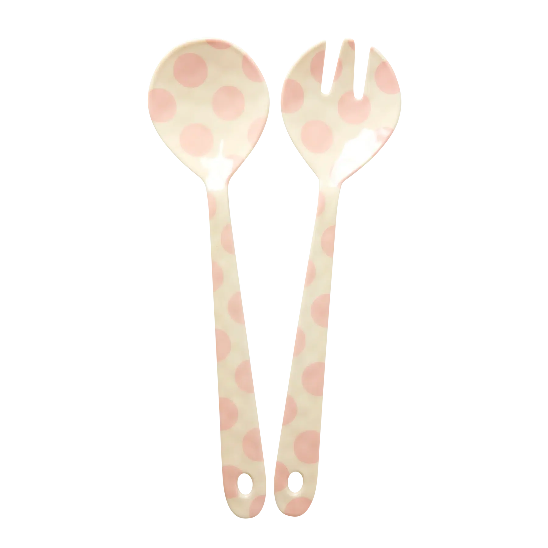 Couverts à salade - Rose