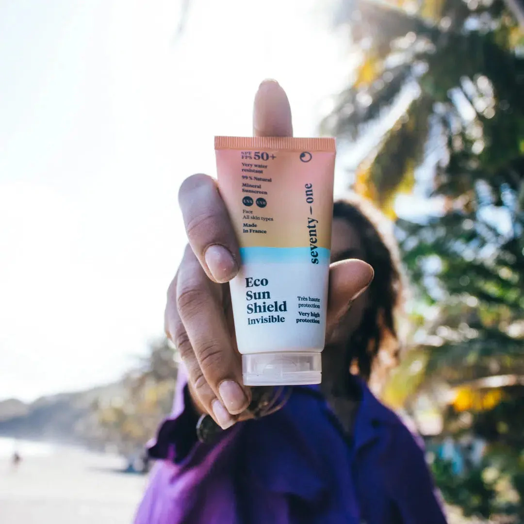 Crème solaire SPF50+ "Eco Sun Shield Invisible" - 50ml