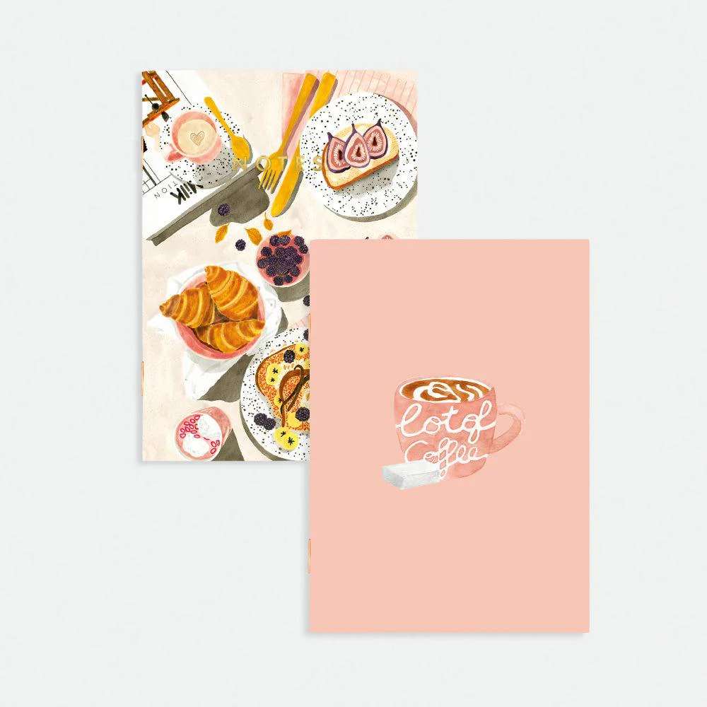 Duo de carnets de poche - Brunch
