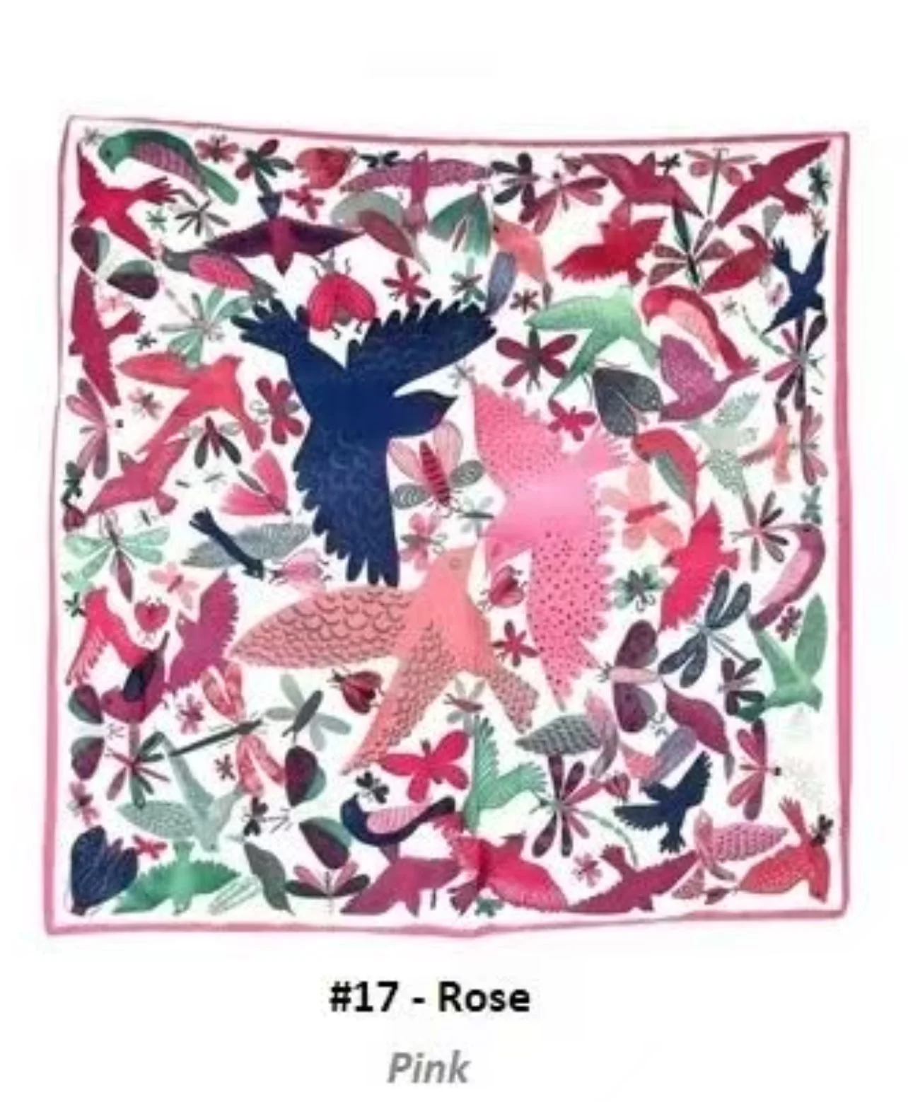 Foulard J-135bis rose