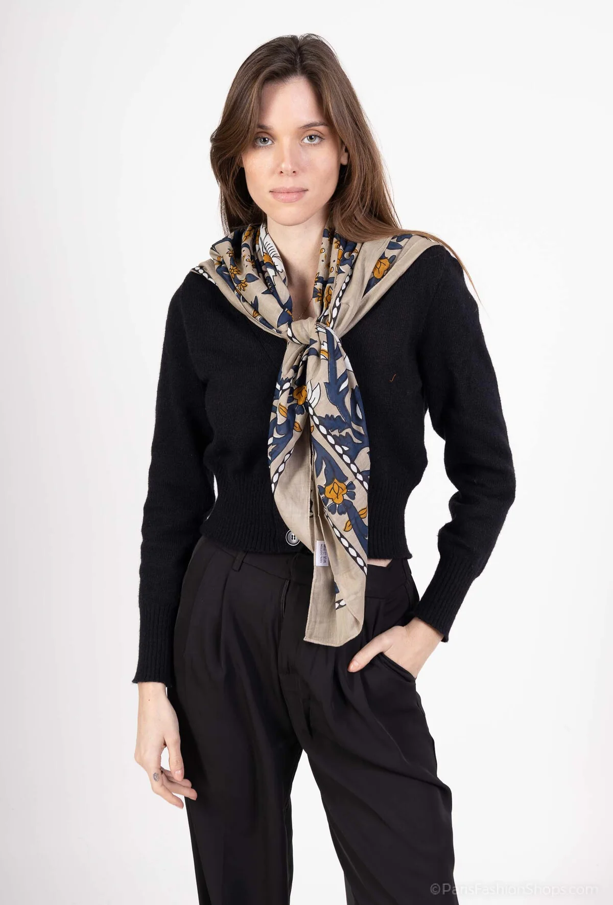 Foulard Line I Beige - Image 3